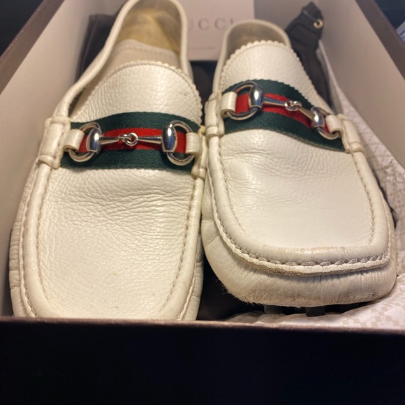 Gucci Mens Shoes white RUBBER Urban Metal ,size 9 - Picture 3 of 9